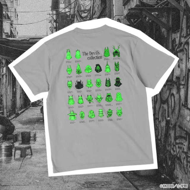 『ドロヘドロ』悪魔Tシャツ グレー