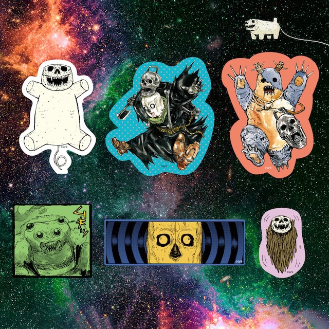 『大ダーク』 ステッカーセット サンコとモージャとホロボスセット