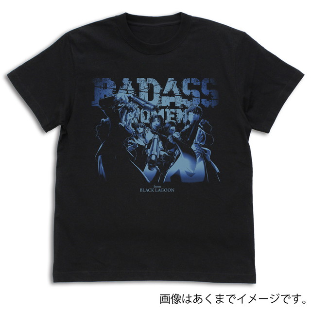 『BLACK LAGOON（ブラックラグーン）』 地球で一番おっかない女たちのTシャツ/BLACK