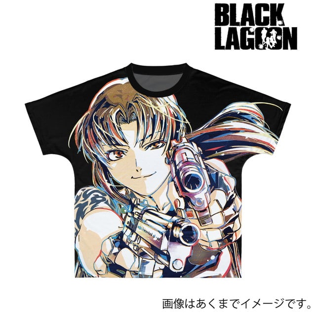 『BLACK LAGOON（ブラックラグーン）』 レヴィ Ani-Art フルグラフィックTシャツユニセックス