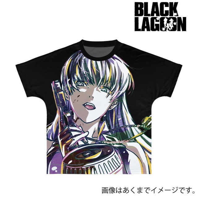 『BLACK LAGOON（ブラックラグーン）』 ロベルタ Ani-Art フルグラフィックTシャツユニセックス