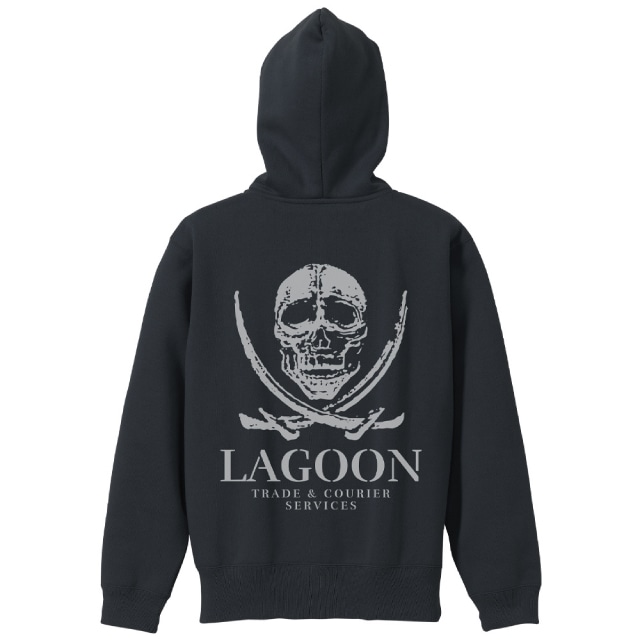 『BLACK LAGOON（ブラックラグーン）』 ラグーン商会 プルオーバーパーカー/BLACK