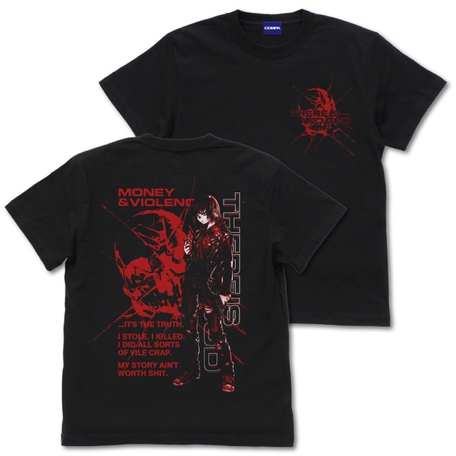 『BLACK LAGOON（ブラックラグーン）』 レヴィ Tシャツ 少女期Ver./BLACK