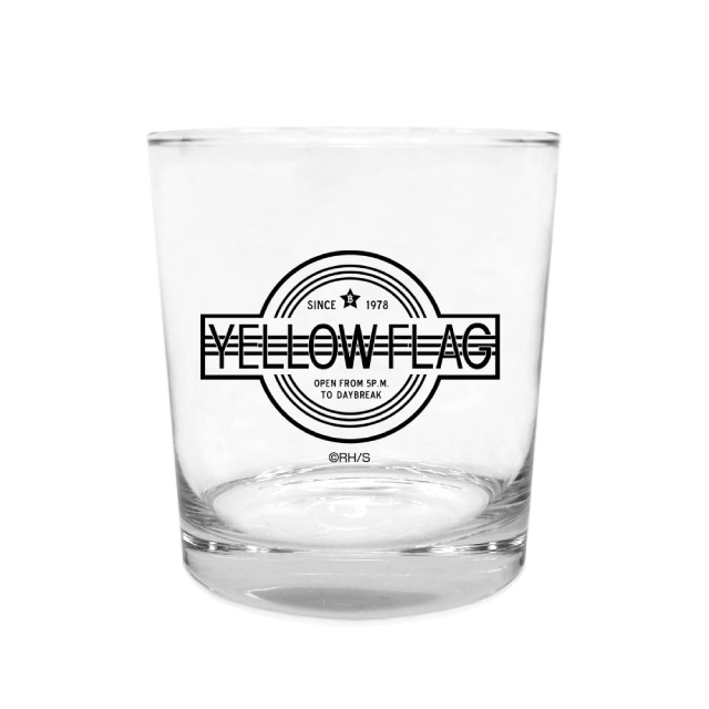 『BLACK LAGOON（ブラックラグーン）』 イエローフラッグ ロックグラス