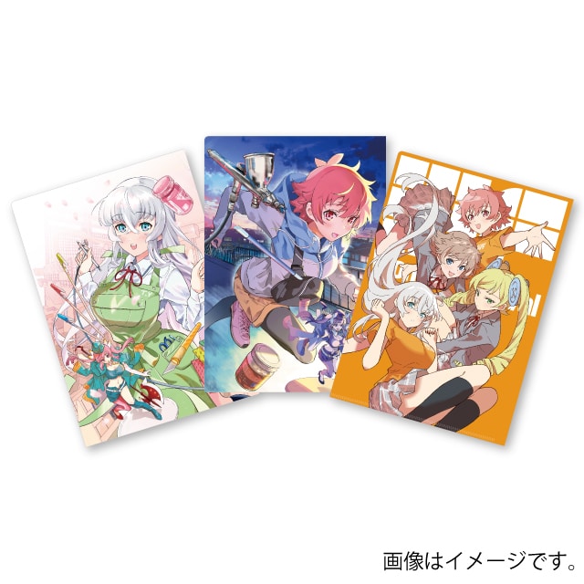 『ガレキ！－造形乙女の放課後－』 クリアファイルセット
