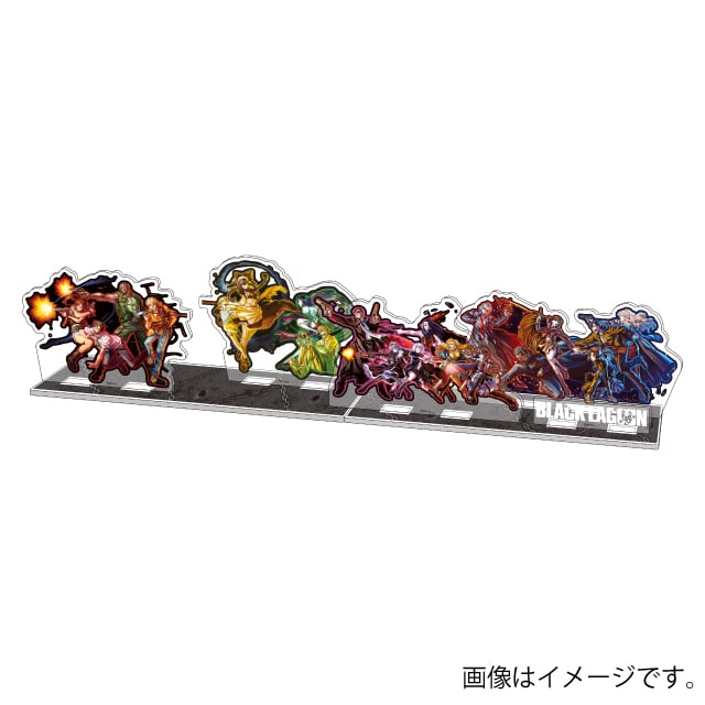 『BLACK LAGOON（ブラックラグーン）』アクリルジオラマ