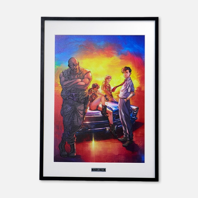 『BLACK LAGOON』 ラグーン商会 メタルキャンバスアート