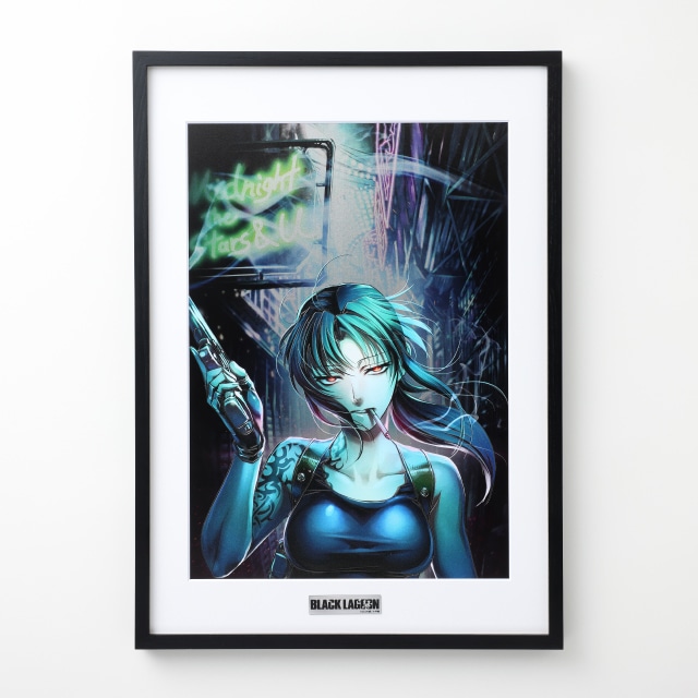 『BLACK LAGOON』 レヴィ メタルキャンバスアート C