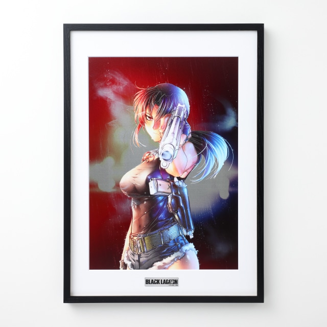 『BLACK LAGOON』 レヴィ メタルキャンバスアート D