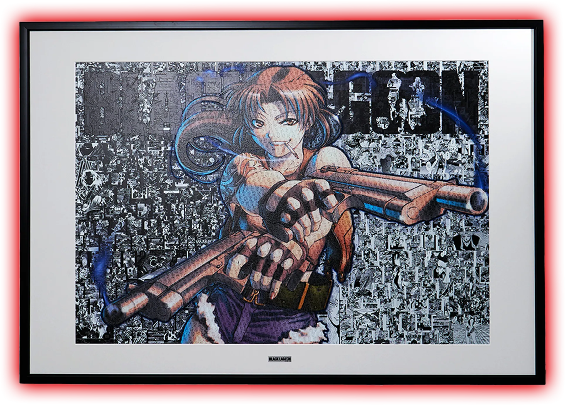 ブラックラグーン メタルキャンバスアート画像