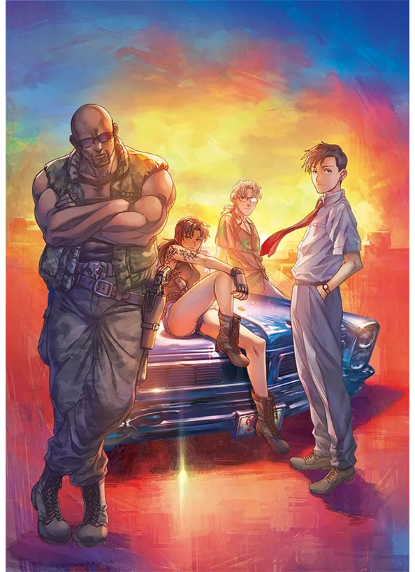 ラグーン商会 メタルキャンバスアート 元データイラスト