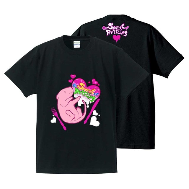 レプタイルズショー限定描き下ろしTシャツ「ピンクマウス」
