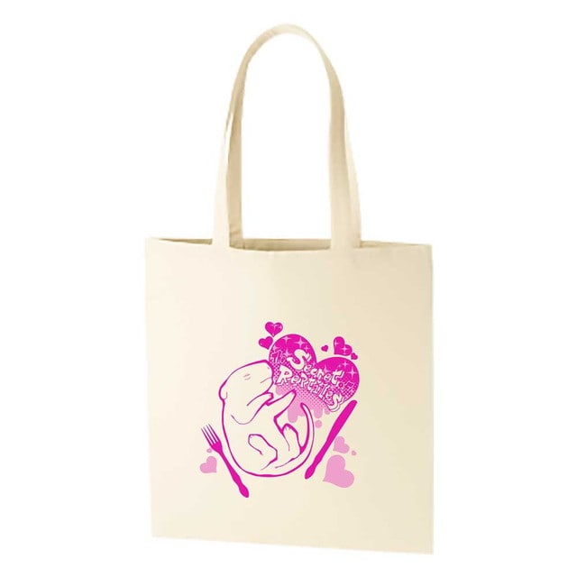 レプタイルズショー限定描き下ろしトートバッグ「ピンクマウス」