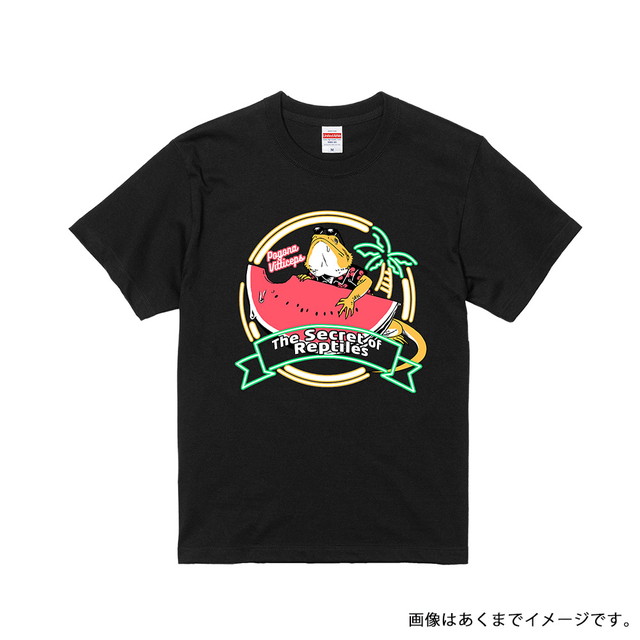 『秘密のレプタイルズ』描き下ろしネオンTシャツ