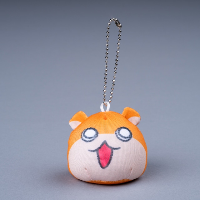 『生きぬけ！爆走！クソハムちゃん』 もちもちフェイスキーホルダー