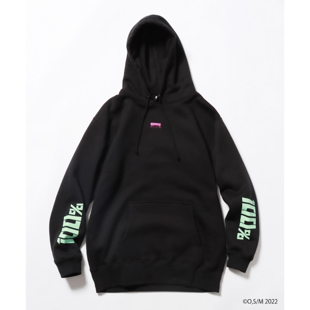 『モブサイコ100 ・』 プルオーバーパーカー ブラック