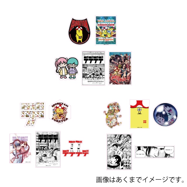 『デッドデッドデーモンズデデデデデストラクション』　ステッカー 5枚セット