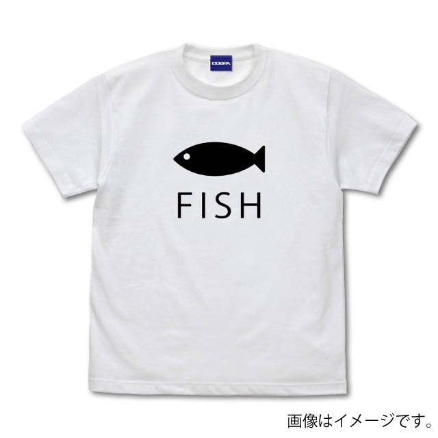 『ひらやすみ』 FISH Tシャツ WHITE