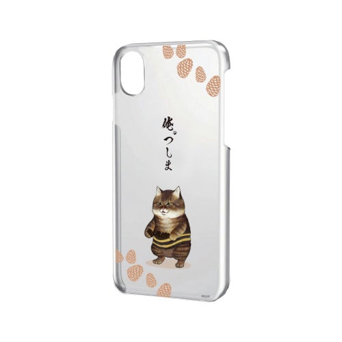 アニメ『俺、つしま』 ハードケース (iPhoneX/XS兼用) 01/松ぼっくりデザイン