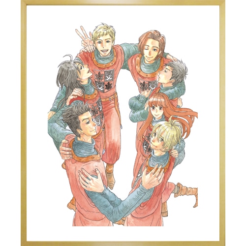 岩本ナオ先生直筆サイン入り　『マロニエ王国の七人の騎士』複製原画プリマグラフィA