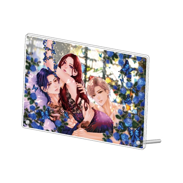 七海月先生『蝶は愛執の檻にとらわれる』 アクリルアートパネル