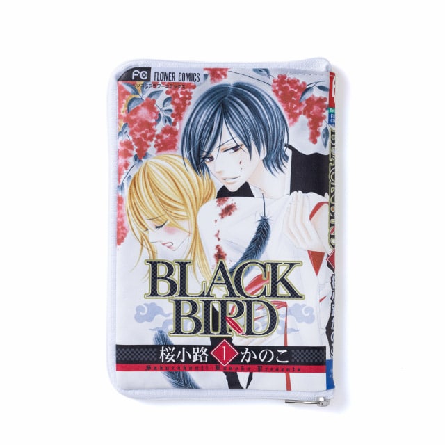 ベツコミ55周年記念　桜小路かのこ先生『BLACK BIRD』コミックス風ポーチ