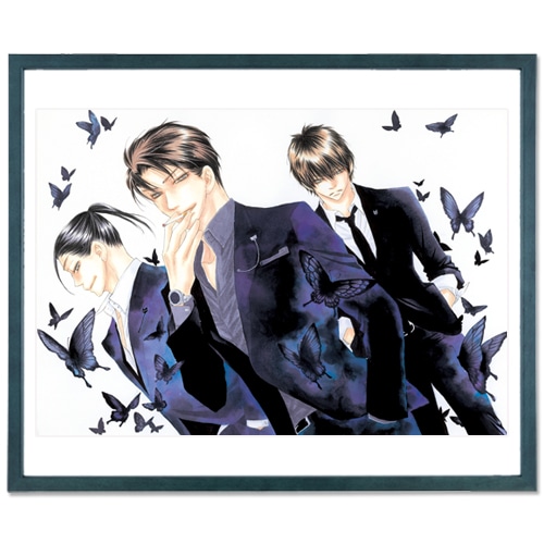 みつきかこ先生直筆サイン入り　『ラブファントム』複製原画プリマグラフィＡ