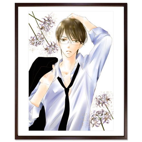 如月ひいろ先生直筆サイン入り　『痴情の接吻』複製原画プリマグラフィＢ