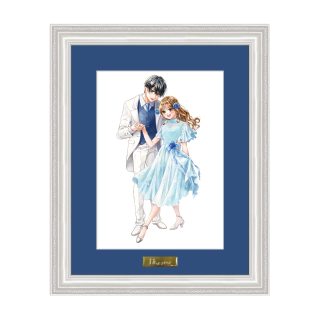 水瀬藍先生直筆サイン入り　画業20周年記念　みなくま展KV複製原画