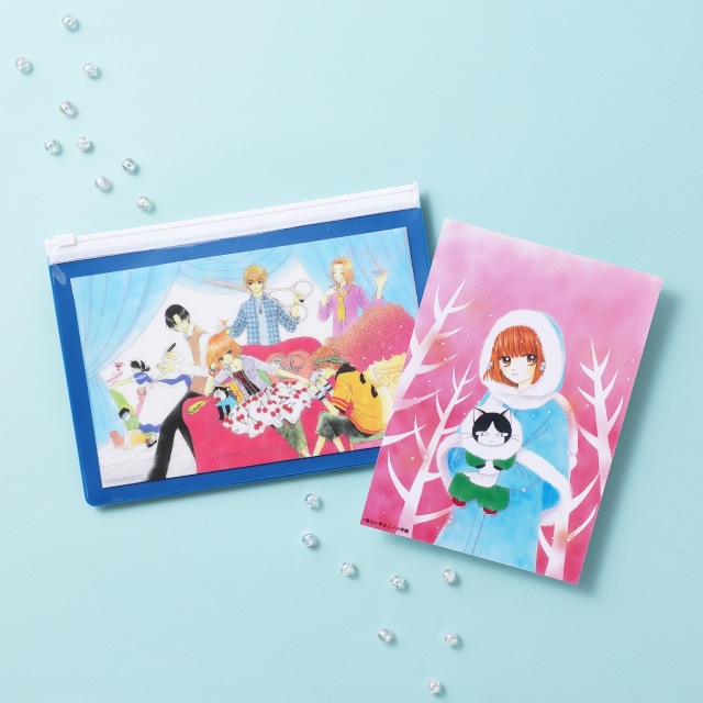 あらいきよこ先生『ビューティーポップ』 ブロマイド付きスライダーポーチ