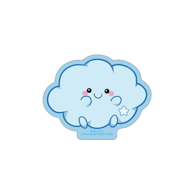 『ほしてん。』 ダイカットステッカー　空