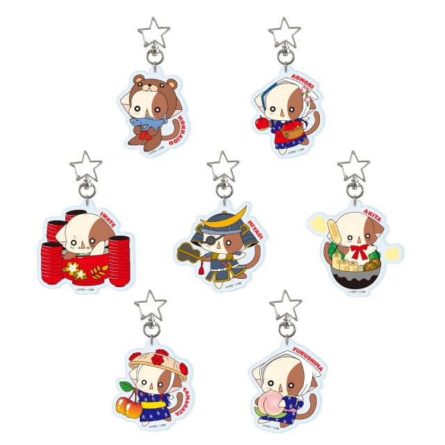 中原杏先生『きらりん☆レボリューション』 ご当地なーさんアクリルキーホルダー