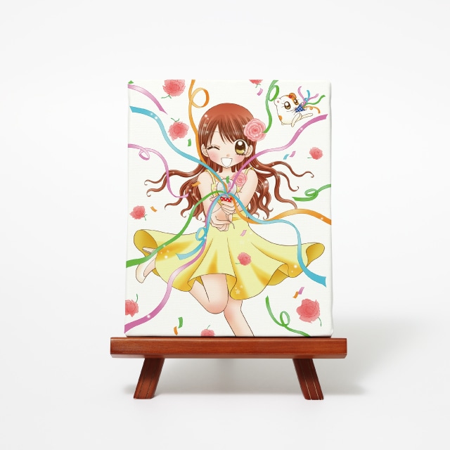 にしむらともこ先生 『極上!! めちゃモテ委員長』 キャンバスアート②未海＆テモテモver.