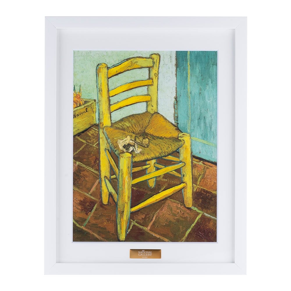 複製画「ファン・ゴッホの椅子」/額装