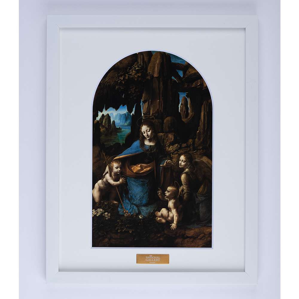 複製画『岩窟の聖母』/額装