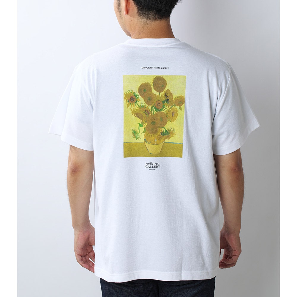 ロンドン ナショナル・ギャラリーグラフィックTシャツ　ひまわり　Cタイプ