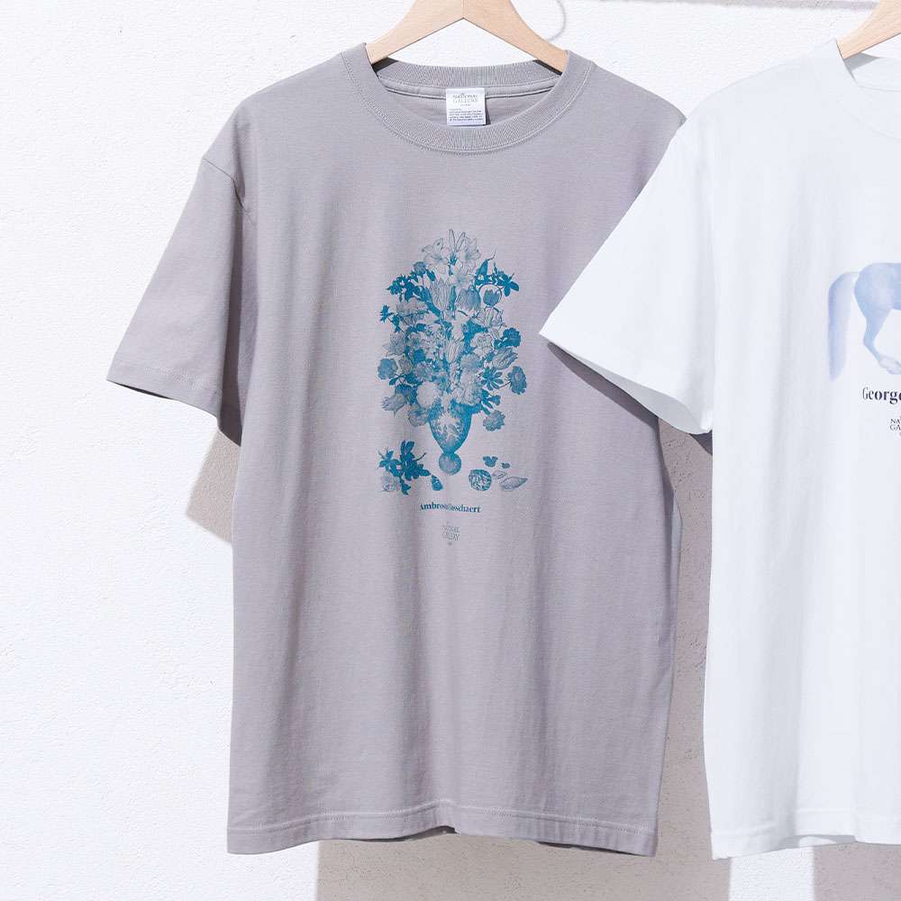 ロンドン ナショナル・ギャラリー グラフィックTシャツ ワン・リー花瓶と花の静物