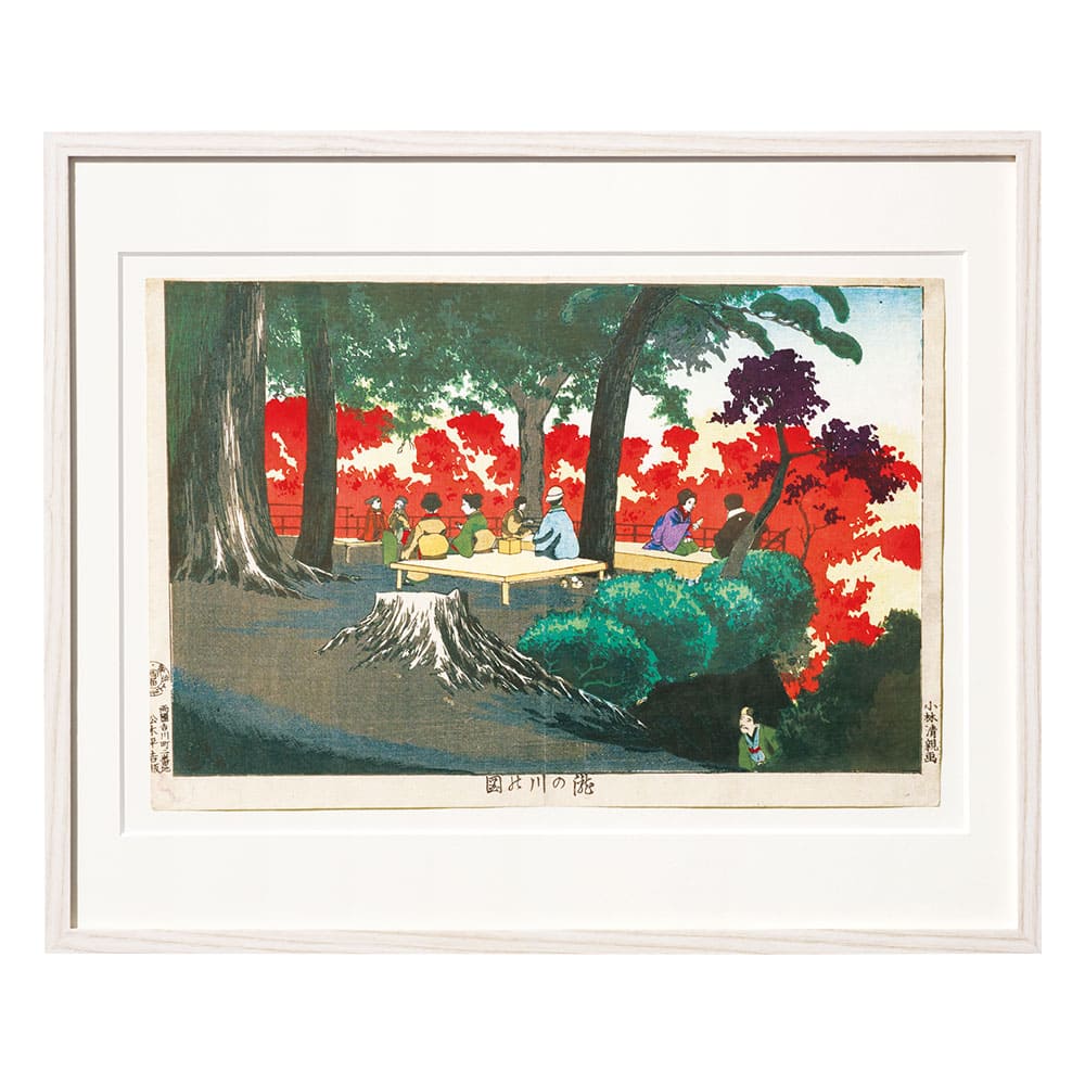 小林清親の風景画「東京名所図　瀧の川の図」