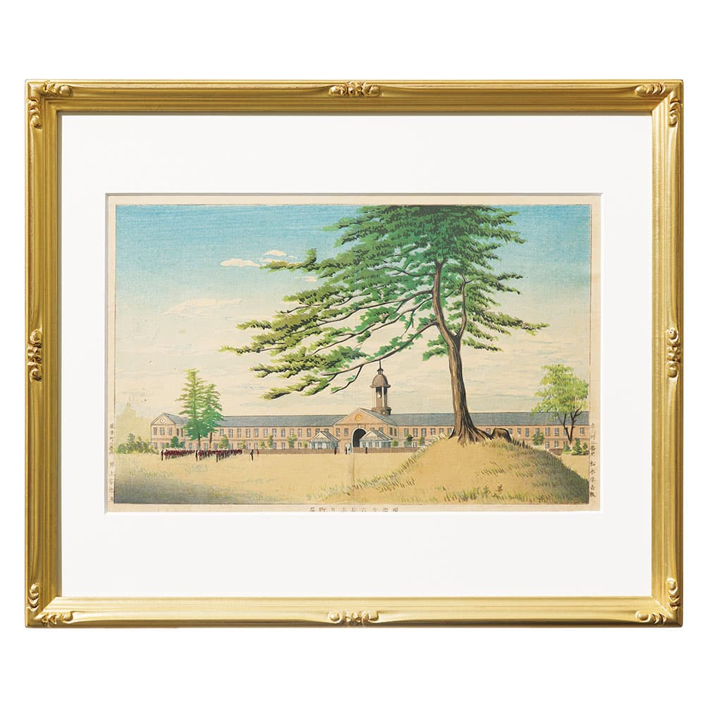 井上安治の風景画「代官町の景」