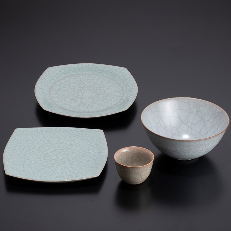 吉田周平「青瓷の器」